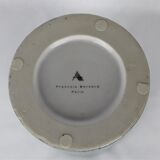 Black and grey porcelain vase by François Bernard