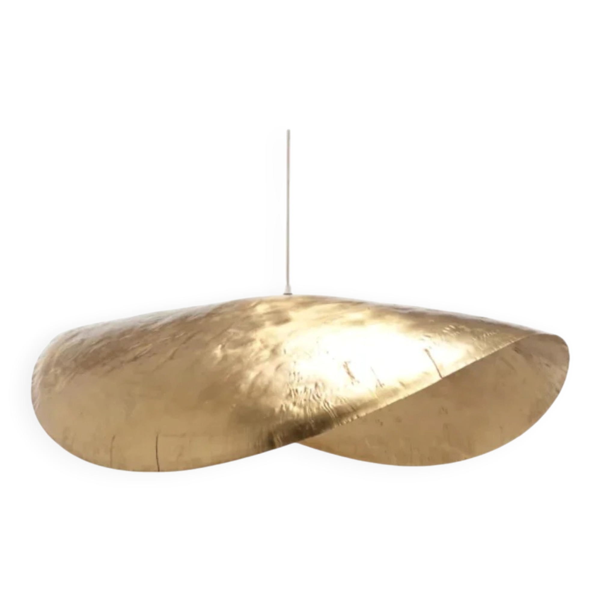 Suspension Brass 96 – Gervasoni (Design Paola Navone) – Matt Brass – 120 cm