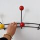 Vintage ball coat rack