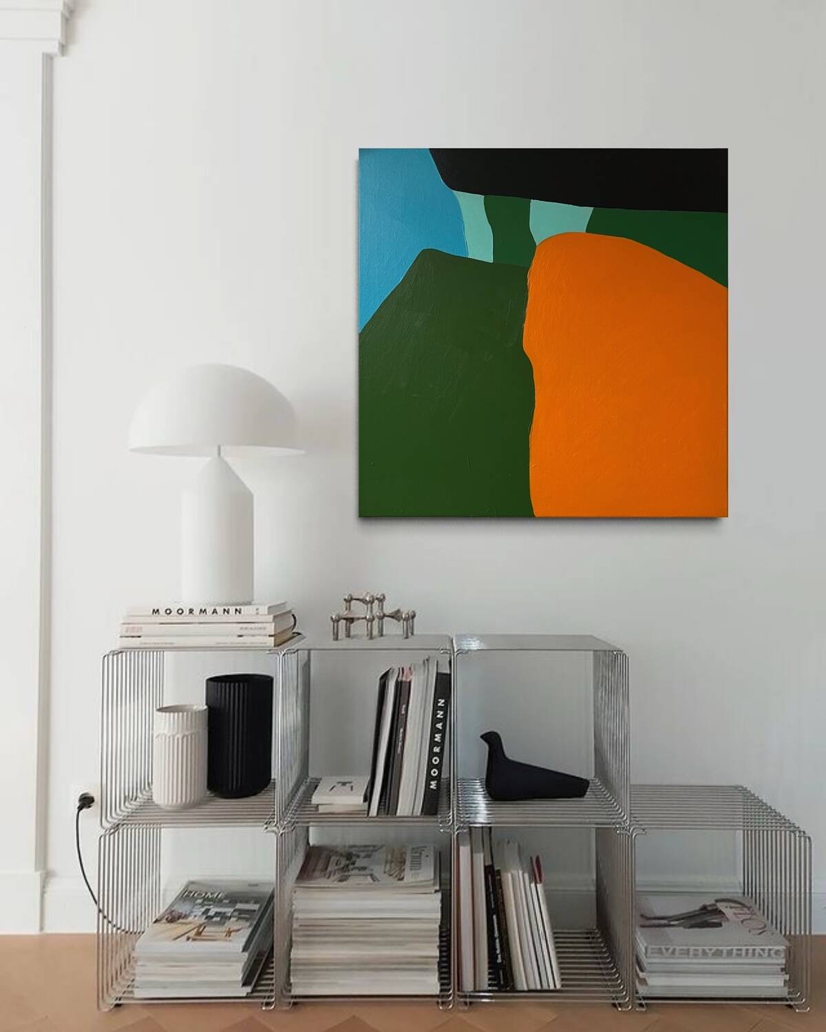 Abstract on canvas 50x50cm signed Bodasca