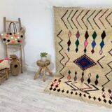 Handmade Moroccan Berber carpet 234 x 153 CM