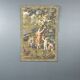 Decorative Aubusson tapestry, pastoral scene with putti.