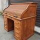 Bureau américain en chêne et son fauteuil