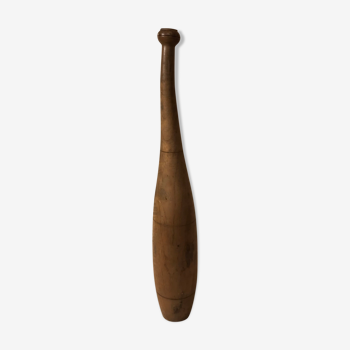 Ancienne massue de jonglage en bois 44 cm