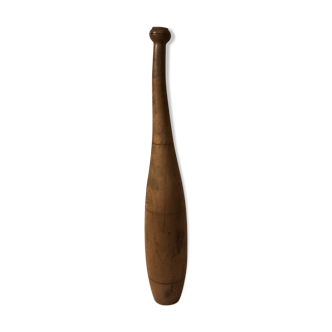 Old wooden juggling club 44 cm
