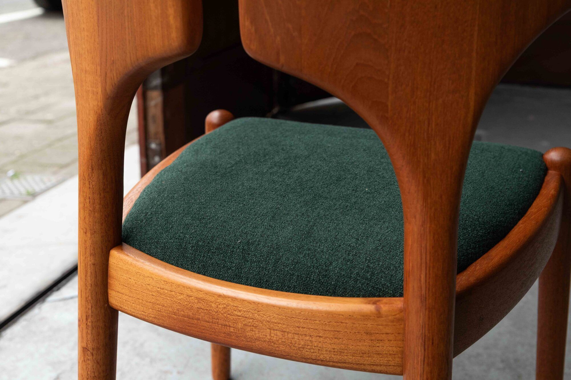 Set of 4 dining chairs by Schou Andersen