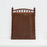 Antique 19th century faux bamboo mirror in wood, France