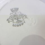 5 assiettes creuses de Longwy modèle Aupébines