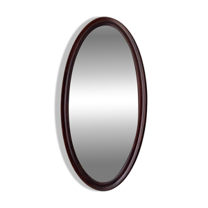 miroir ovale ancien en