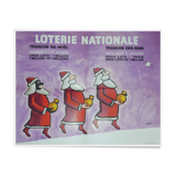 Original poster Savignac Loterie Nationale les rois mages 1972