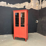 Terracotta glass cabinet