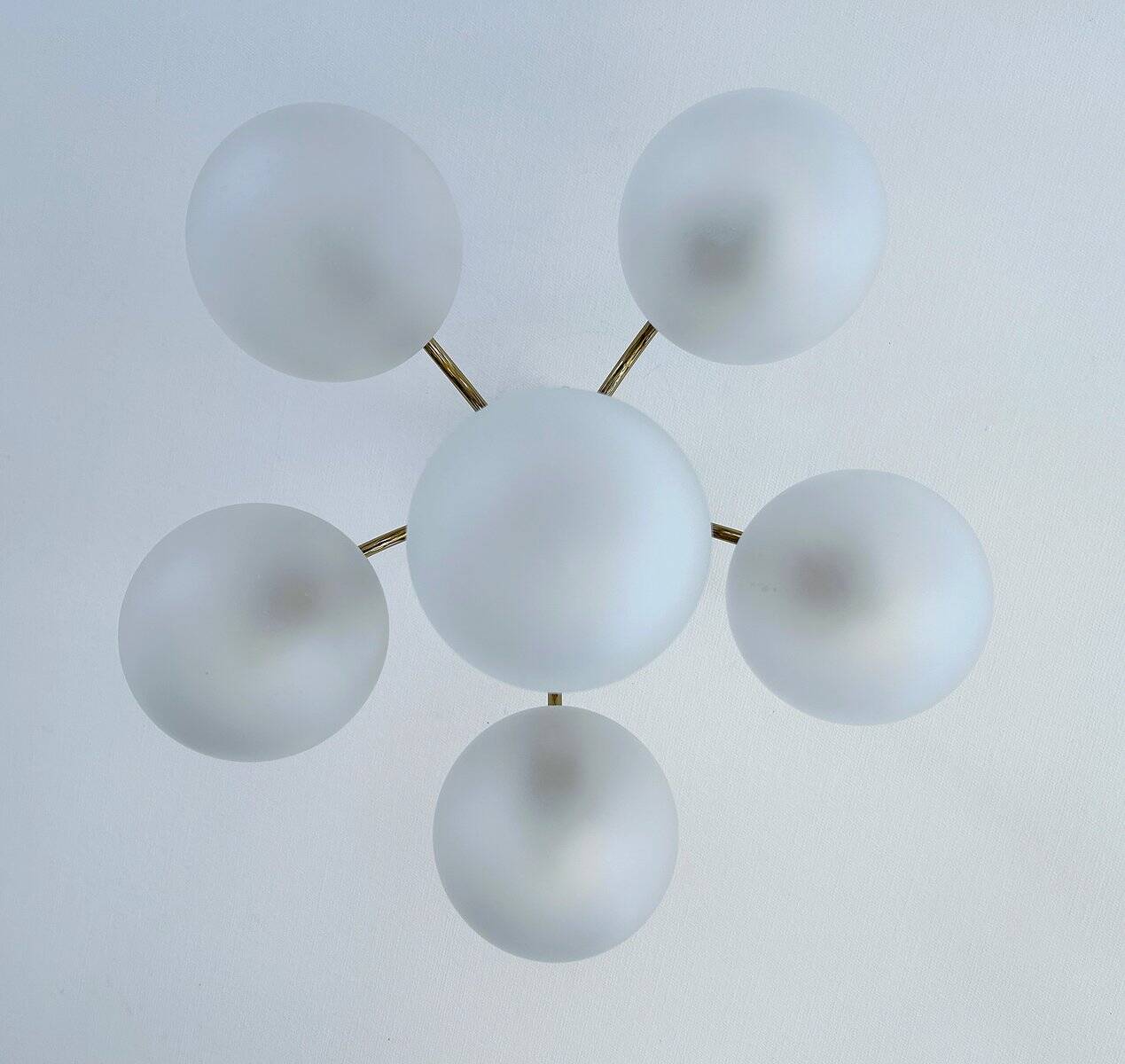 Lustre vintage de l'ère spatiale, années 1970