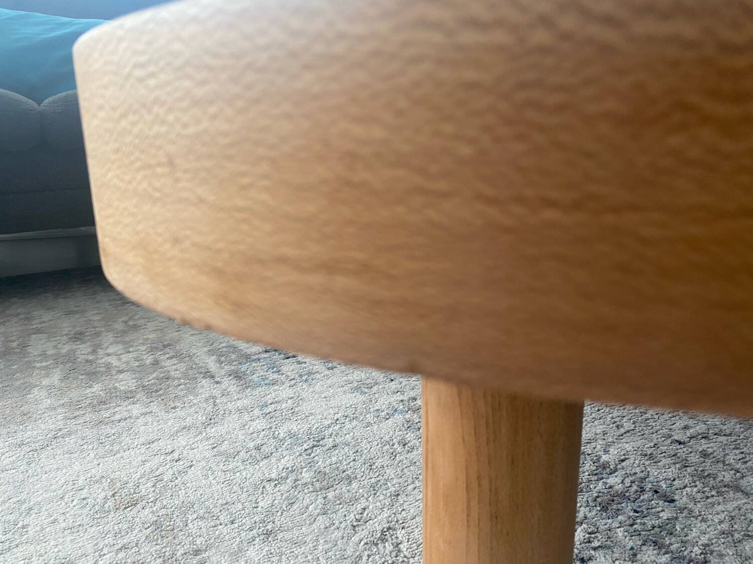 Vintage coffee table signed Barrois