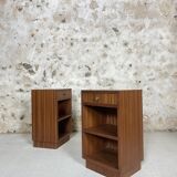 Pair of bedside tables 60s