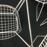Series of 6 wire chairs by Harry Bertoia for Knoll International