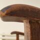 Pair of vintage leather armchairs