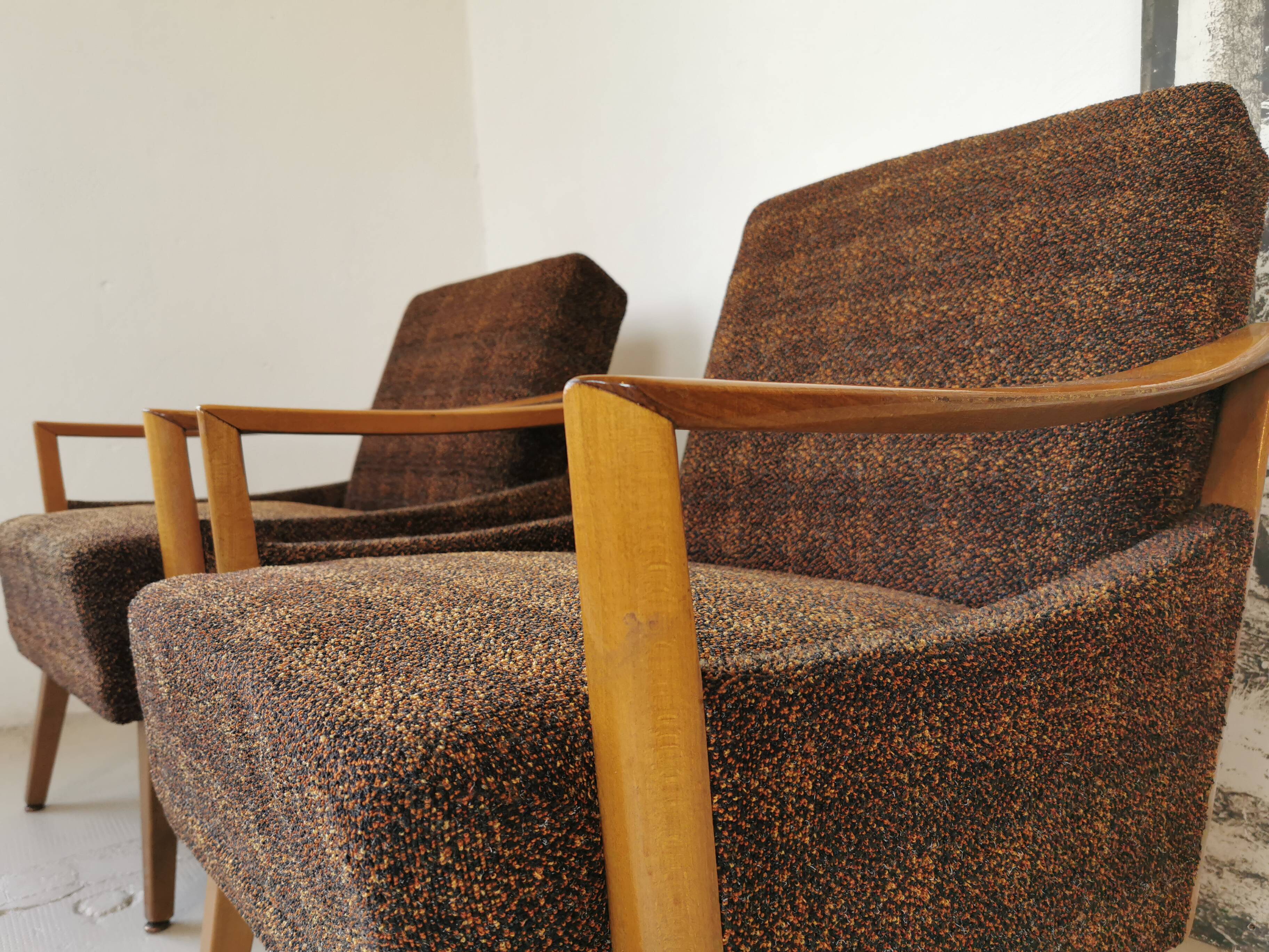 Pair of vintage 60s armchairs