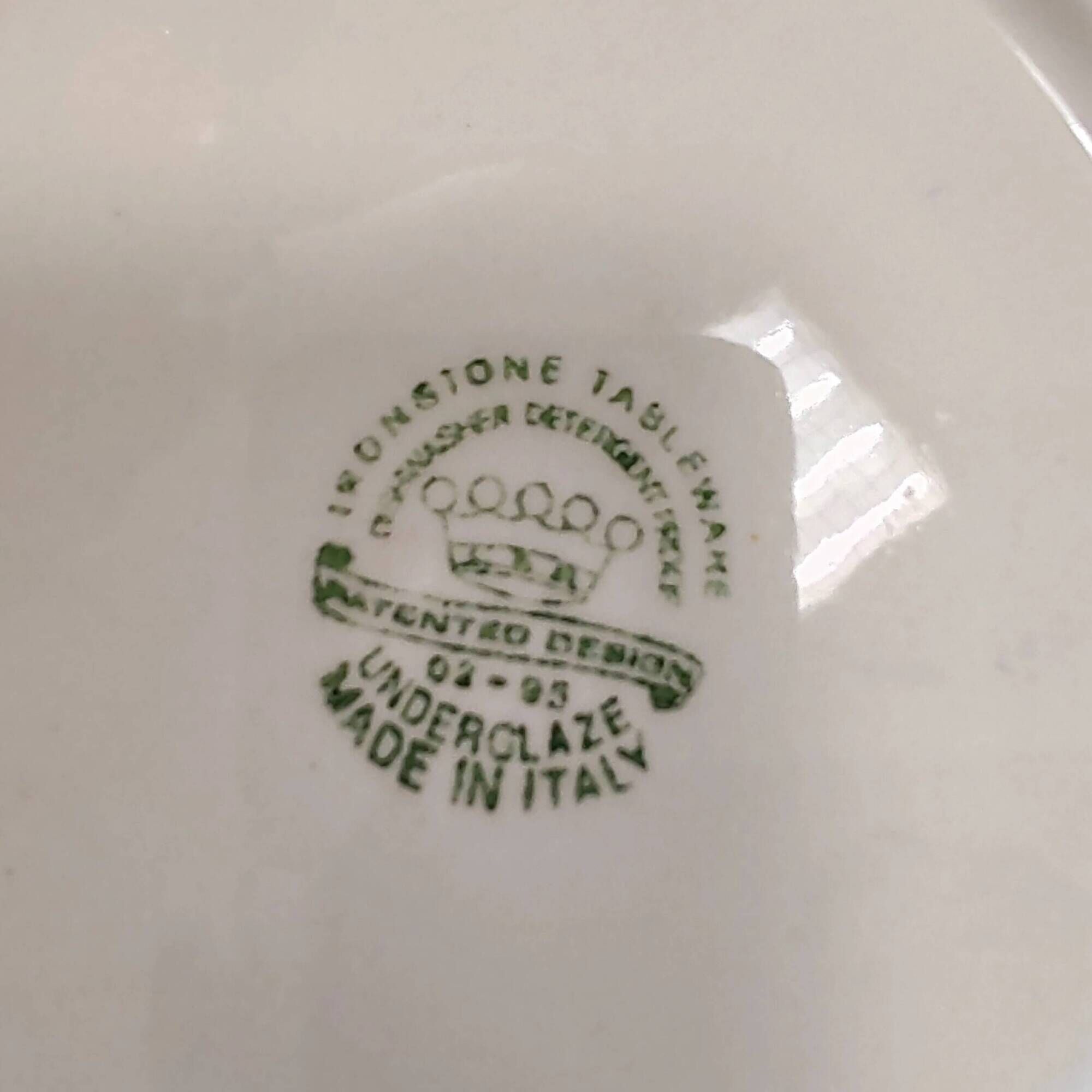 "Ironstone" plate (sold individually)