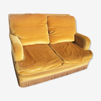 Gold Velvet Sofa