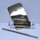 Porte stylo bronze verre design sculptural
