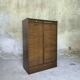 Vintage double-door filing cabinet