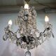 4 light crystal chandelier