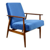 Vintage Easy Armchair 'Lis', 1970s blue - 2 pieces available
