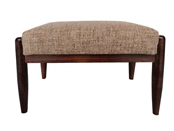 Set de deux tabourets vintage mélangés beige milieu du siècle, Edmund Homa, Europe, 1960s