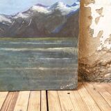 Mountain oil canvas