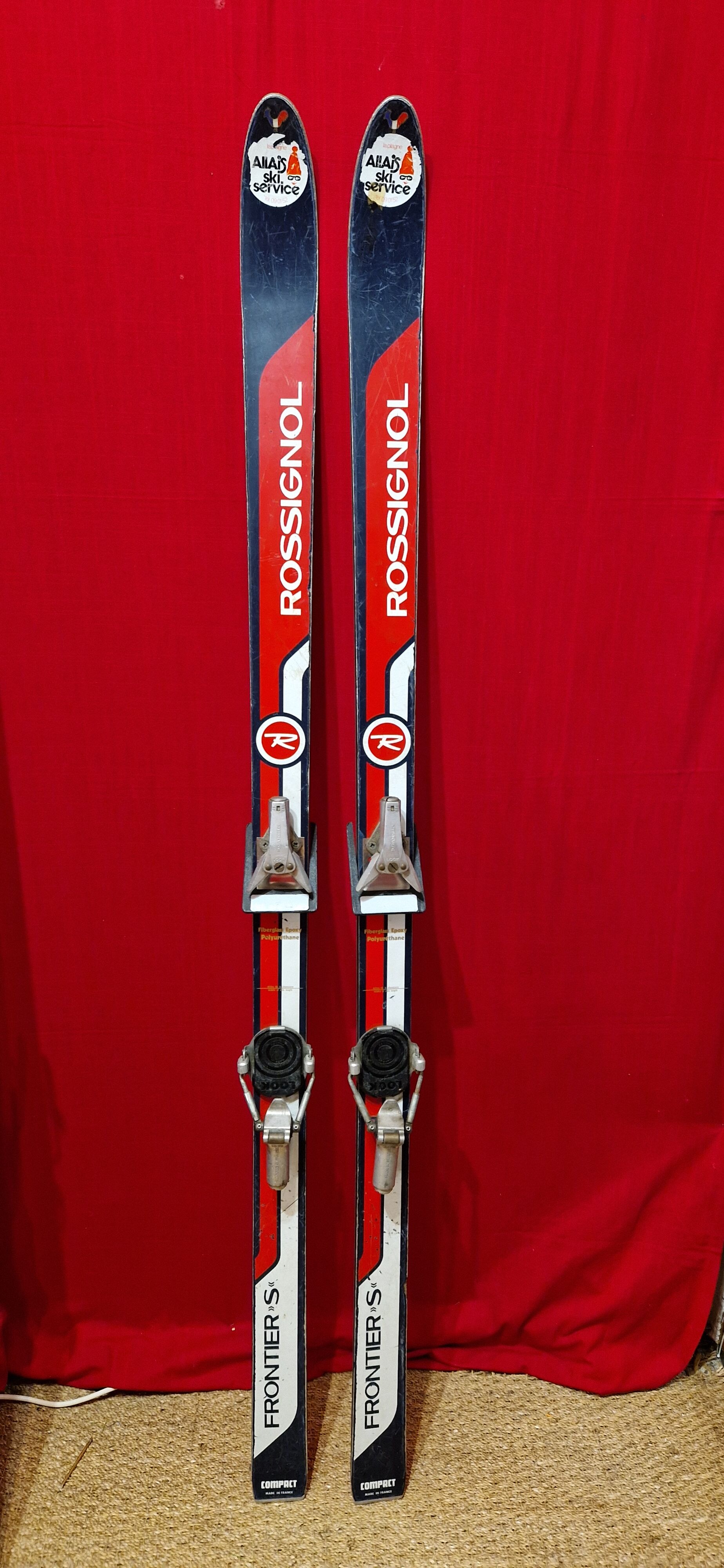 Paire de skis vintage
