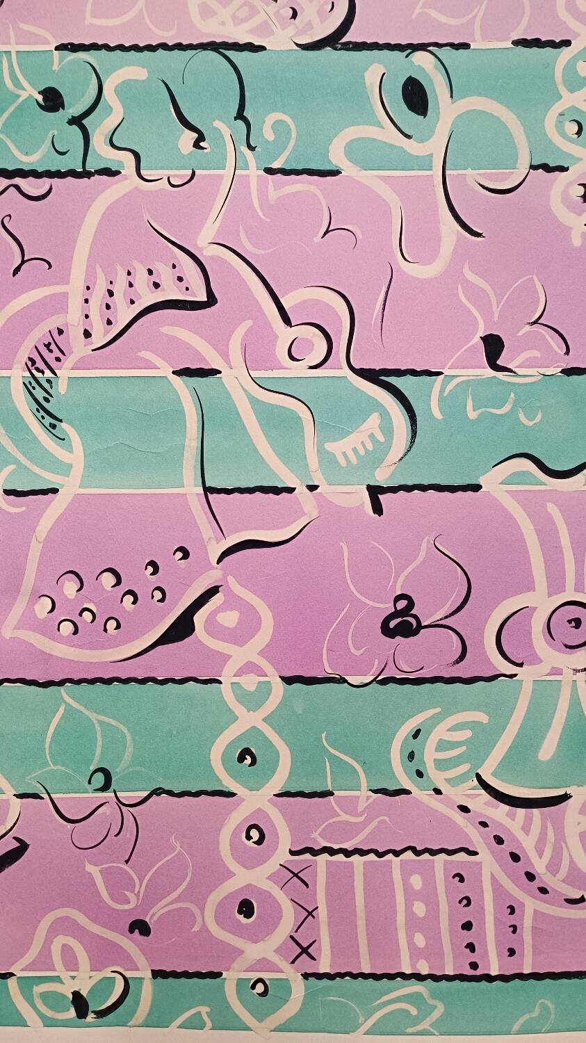 Textile design for silk