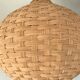 Lustre boule en rotin