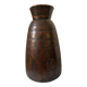 African Vase Solid Wood - Primitive Art - Wabi Sabi Sculpture