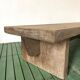 Tabouret bas long en bois