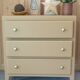 Vintage chest of drawers in Moka colour