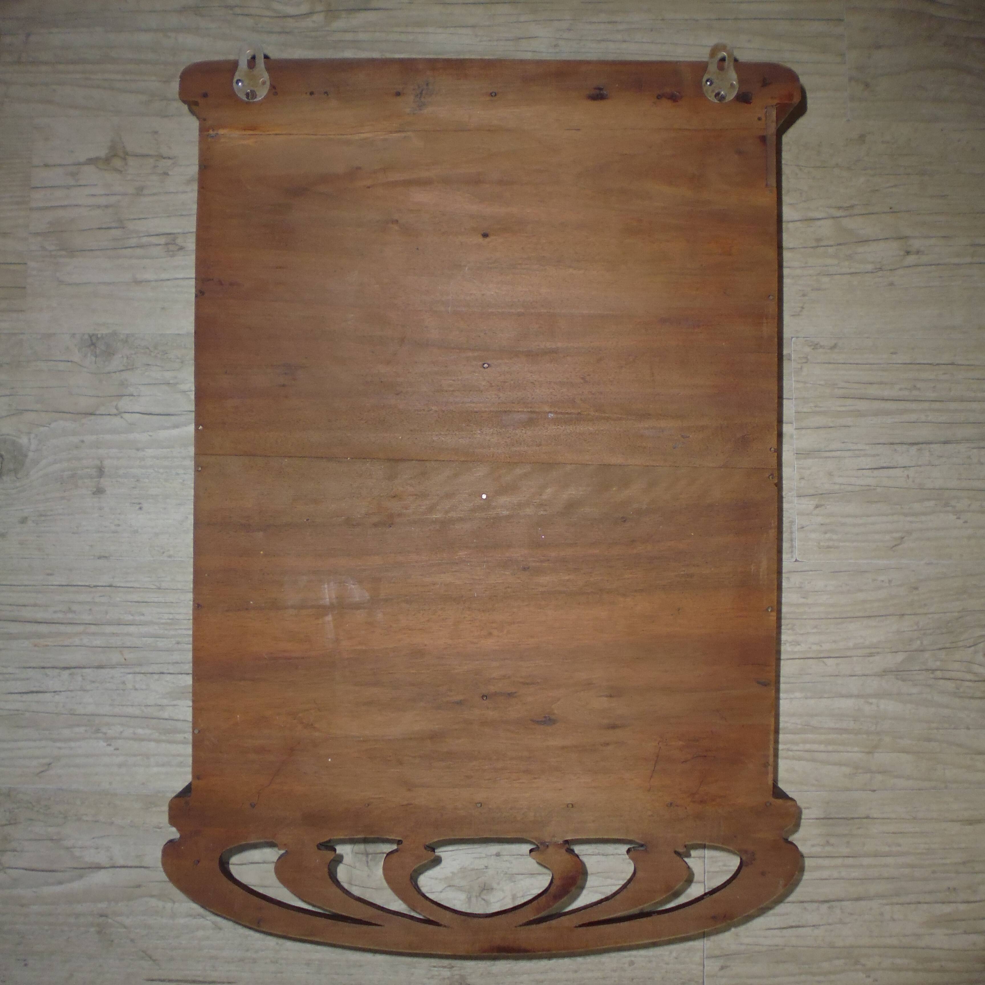 1900 walnut medicine cabinet