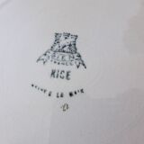 3 flat plates of Gien model Nice