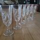 6 vintage champagne flutes