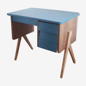 Vintage blue desk