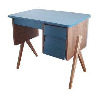 Vintage blue desk