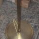 Lampadaire torchière en laiton Travail italien, circa 1965–1975