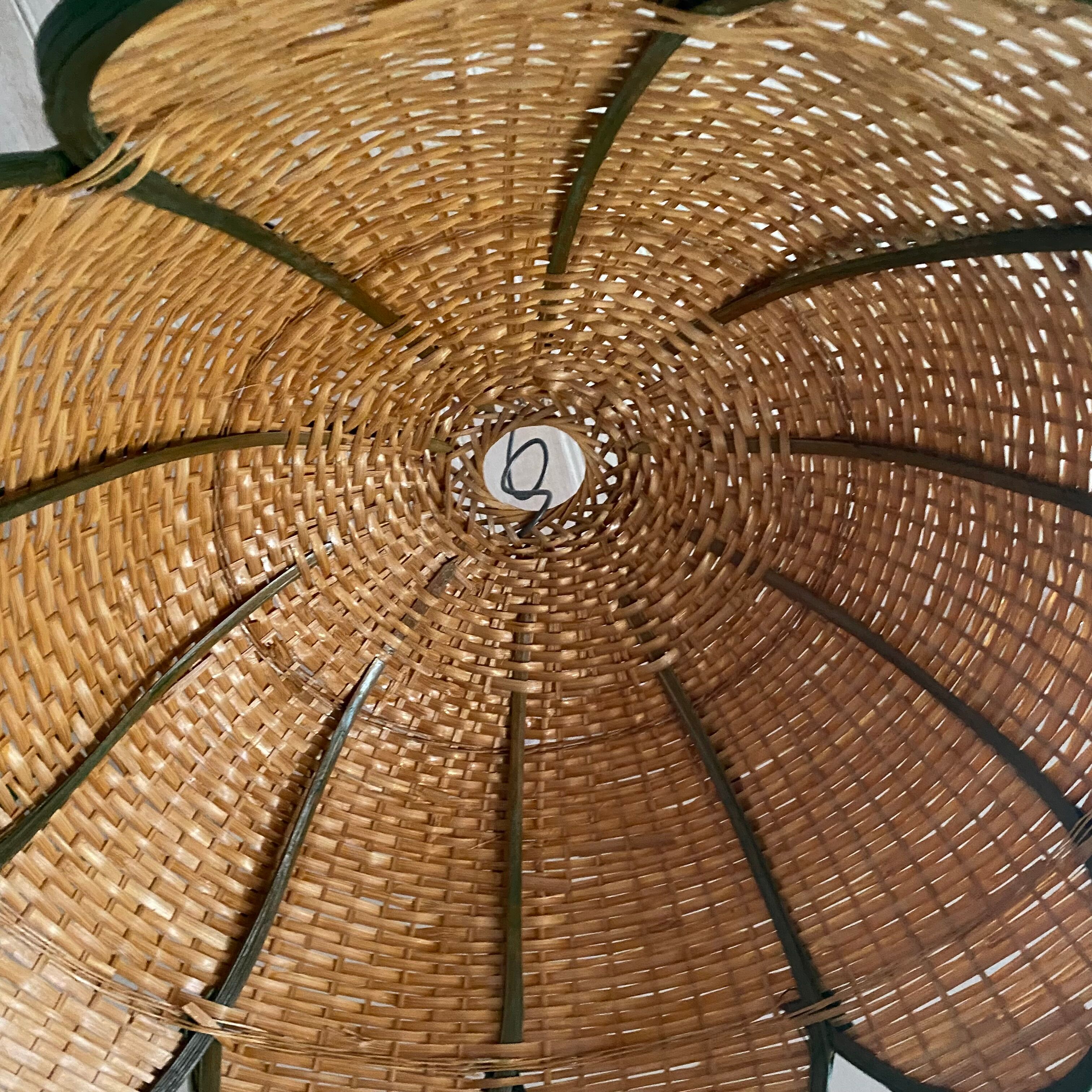Vintage bamboo buffery bicolor abat