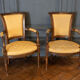 Pair of convertibles of the Directoire in walnut early nineteenth