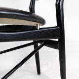 Chair, Finn Juhl, Black painted oak, House of Finn Juhl, model 108