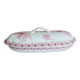 Soap dish, comb holder, ironstone, BFK, Lilac