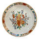 Assiette décor grenade porcelaine Asie