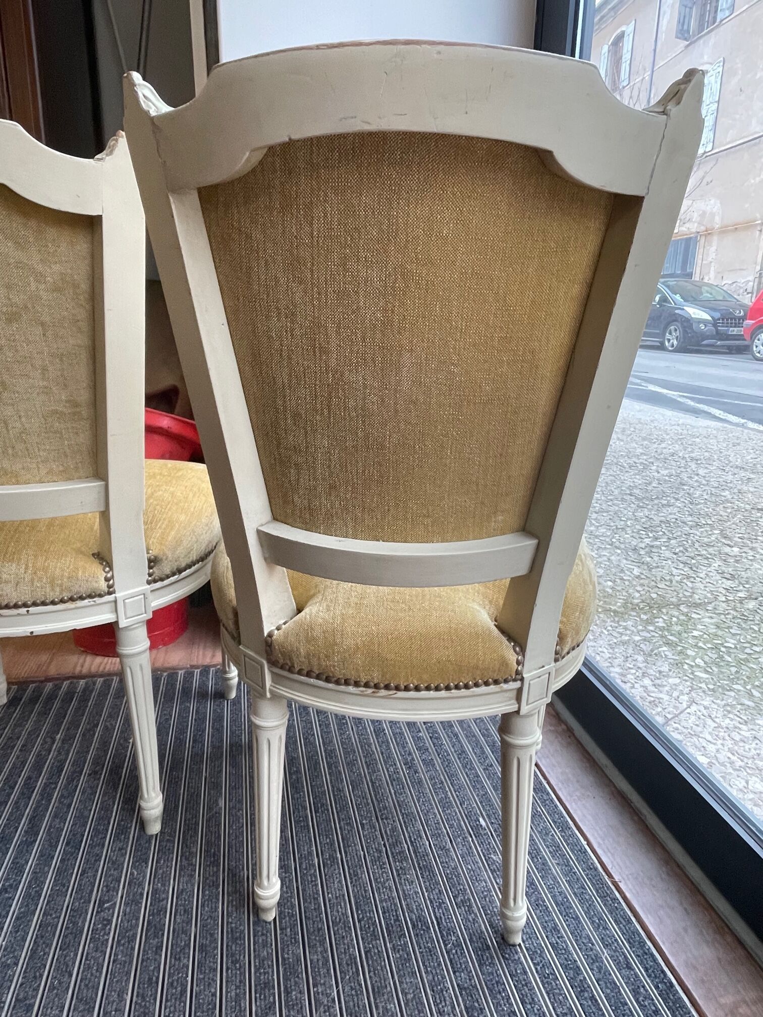 Set of 2 Louis XVI chairs