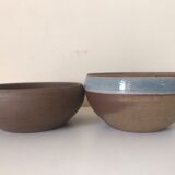 Vintage ceramic sandstone cups and cups Roger Jacques