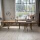 Brutalist popular art table XXL 3.5m/4m pine and oak