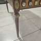 Louis XVI style coffee table - marble, porcelain medallions